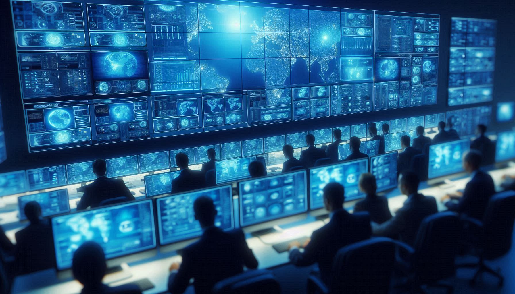 Menschen in der SOC Zentrale